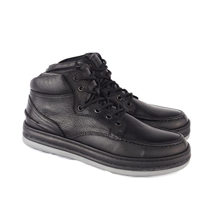 Sepatu Pria Boots Casual Gino Mariani Jadden Black