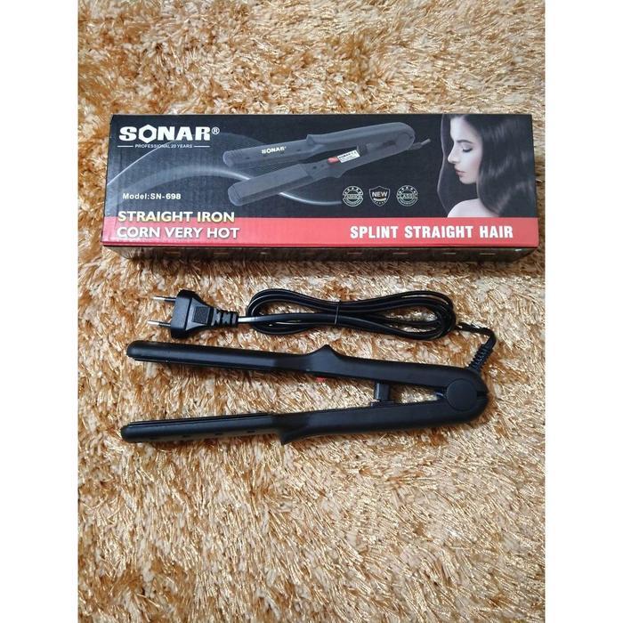 [Ori] Catokan Rambut 698 Pelurus Rambut Curly Straightener Dengan On/Off - Sisir Tbk