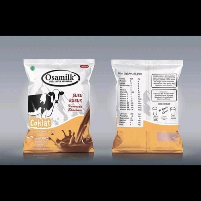 Susu Bubuk Osamilk 500 Gram Osamilk Coklat Osamilk Vanila Terlaris