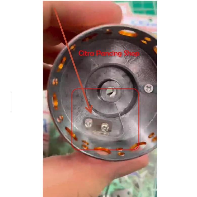 Cliker Reel pancing bahan plat besi / Kliker Reel - Sperpart reel pancing *
