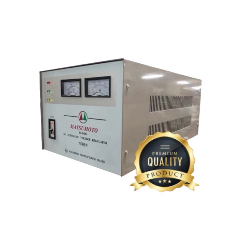 Stabilizer 7500 Watt Matsumoto Stavol 7500N / 7500 N 7,5KVA 7.5KVA 1PHASE 7500VA 7500 VA
