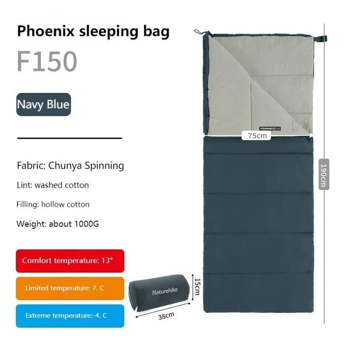 Sleeping bag naturehike NH22MSD05 F150 kantong tidur camping