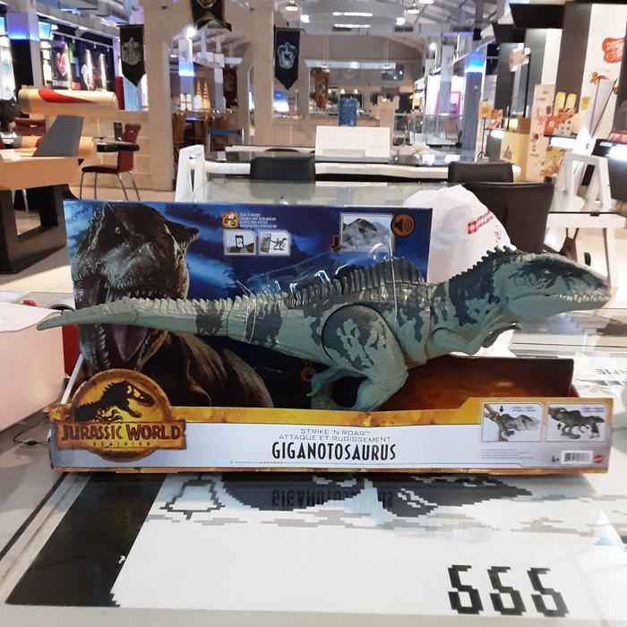 Sale Mattel Jurassic World Dominion Strike N Roar Giganotosaurus