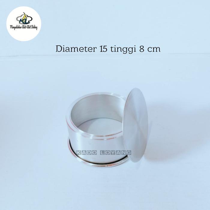 Chefmade - Loyang Bulat Press Bongkar Pasang, Loyang Bulat Hokaido Tinggi 9 Cm