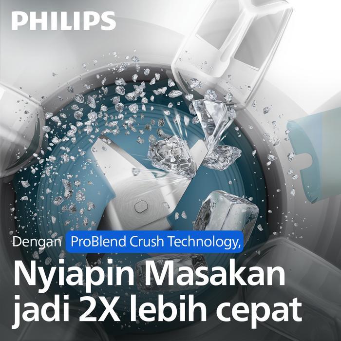Blender Philips Plastik 2 Liter - 5000 Series Hr2223/60 - Blender Jus - Blender Bumbu Philips (