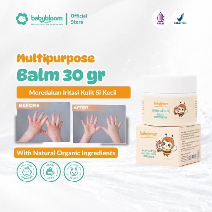 Babybloom Multipurpose Nourishing Balm untuk bayi & anak 30gr dengan Vaseline album & Beeswax untuk
