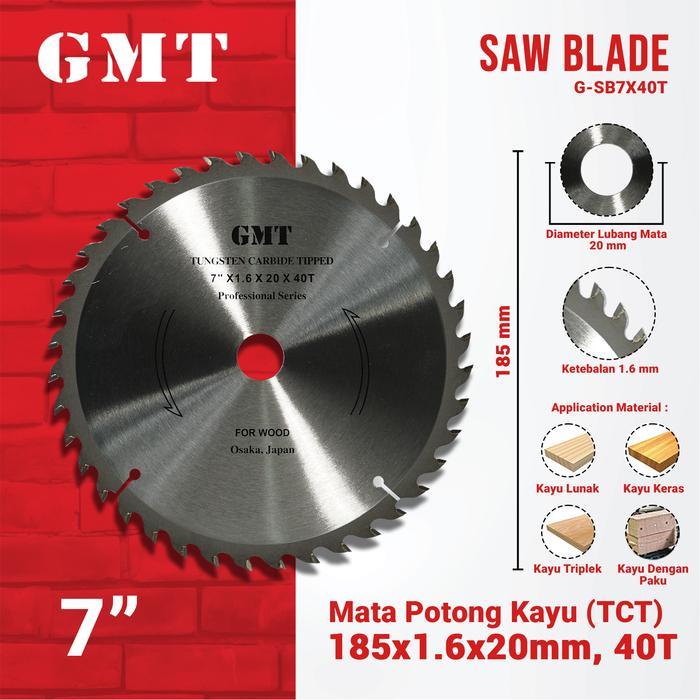 GMT CIRCULAR SAW BLADE 7X40T THIN BLADE