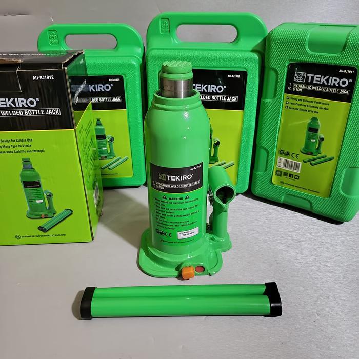 TEKIRO Dongkrak Mobil Botol 2Ton/3Ton/4Ton/5Ton/6Ton/10Ton / Dongkrak Hydraulic Jeck Universal Untuk