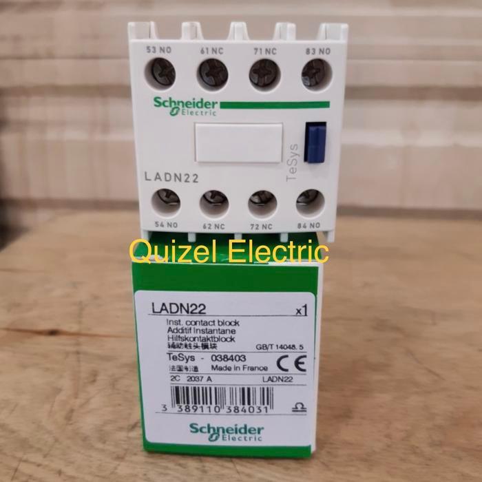 KONTAK BANTU KONTAKTOR LADN22 2NO-2NC SCHNEIDER