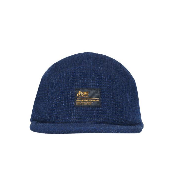 FMC Topi Five Panel Katun James 020124 Biru