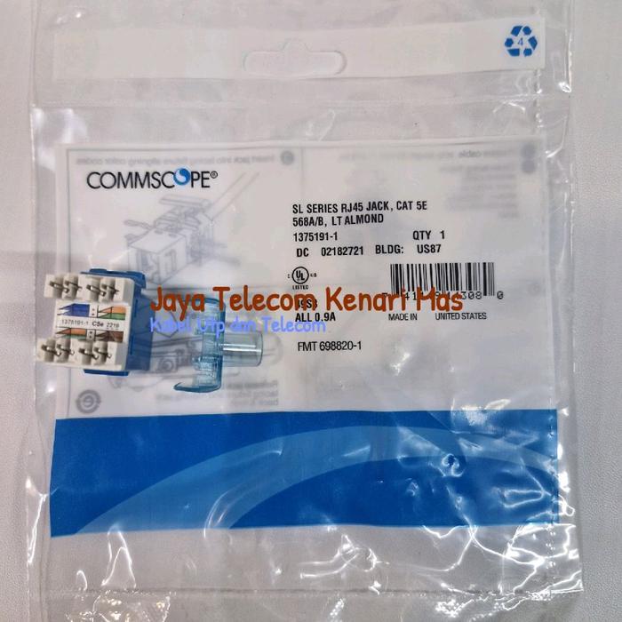 Amp Commscope Modular Jack Rj45 Cat.5E Modular Rj45 Cat.5E Commscope