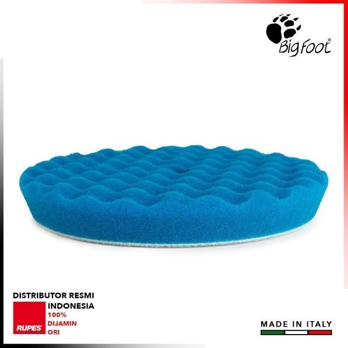 Busa Mesin Poles Mobil 5 Inch - Rupes Wf150S Waffle Blue Coarse Rotary
