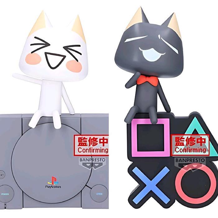 New Arrival Banpresto Doko Demo Issyo Monitor Top Fig Toro & Kuro 0226