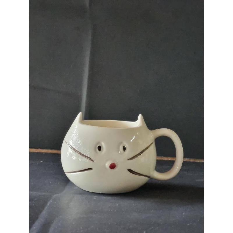 Ready Mug Keramik Model Kucing/ Mug Keramik/ Gelas Model Kucing/ Mug Gagang