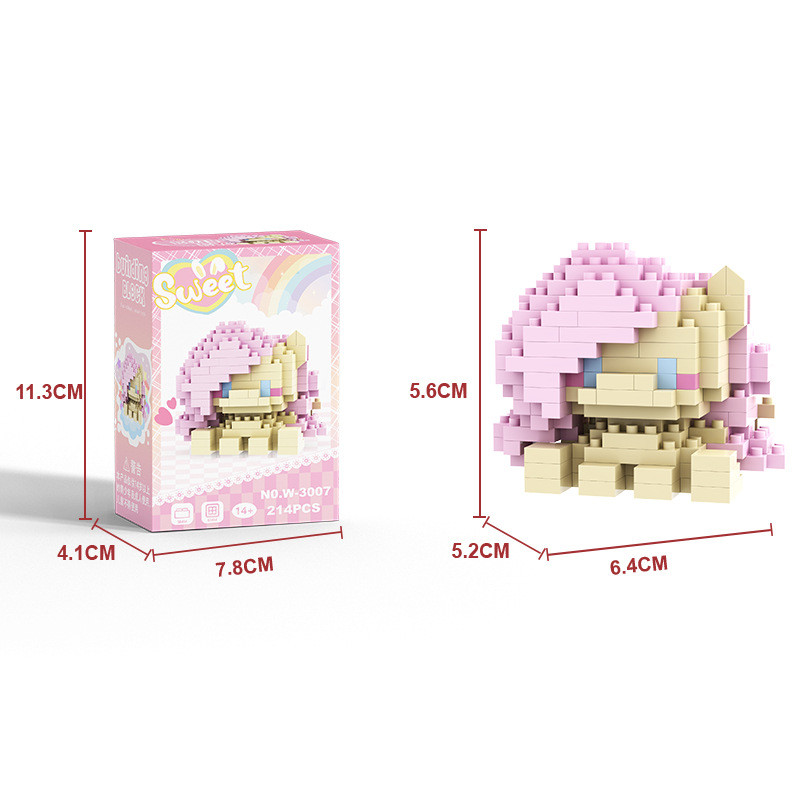 My Little Pony Building Blocks Lega Equestria Girls Figure Twilight Sparkle Building Blocks Cartoon