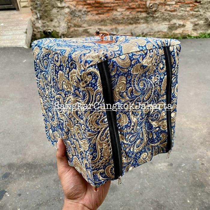 Kerodong Import Sangkar Cungkok Single Layer Nanjing Style