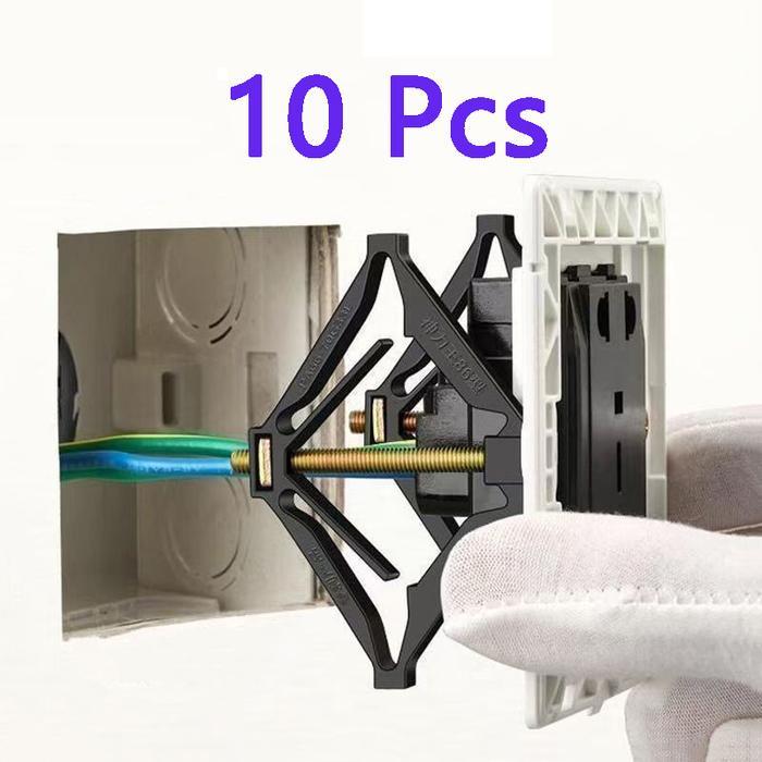 New 10Pcs 86Mm Per Dinding Tanpa Inbow Kotak Perbaikan Sekrup Steker Switch Soket Kotak Pengganti