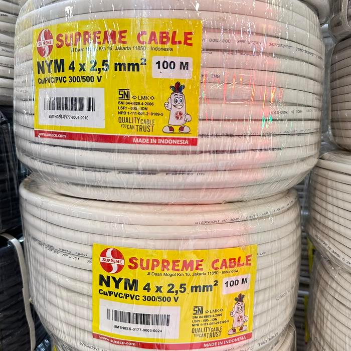Kabel NYM 4x2,5 4x2.5 50M (Meter) Supreme / Supreme Cable