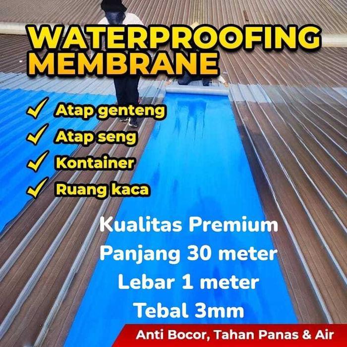 Waterproofing Waterproof Membran Membrane Lakban Tempel Anti Bocor Air Hujan Peredam Panas Suara