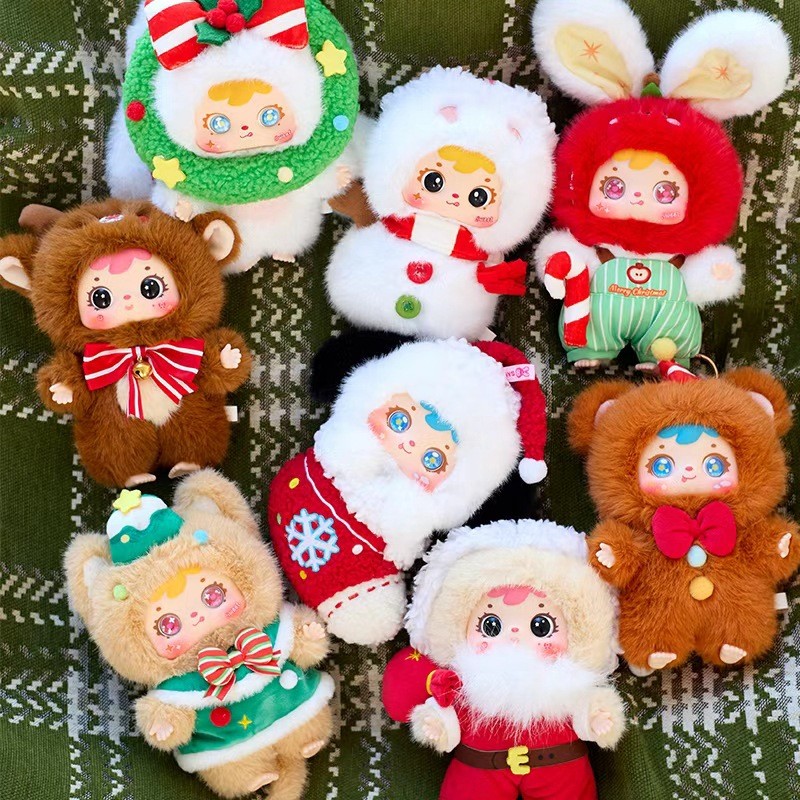 Samuel Merry Christmas Eve Series Blind Box Action Figure Cartoon Keychain Bag Pendant Mystery Box