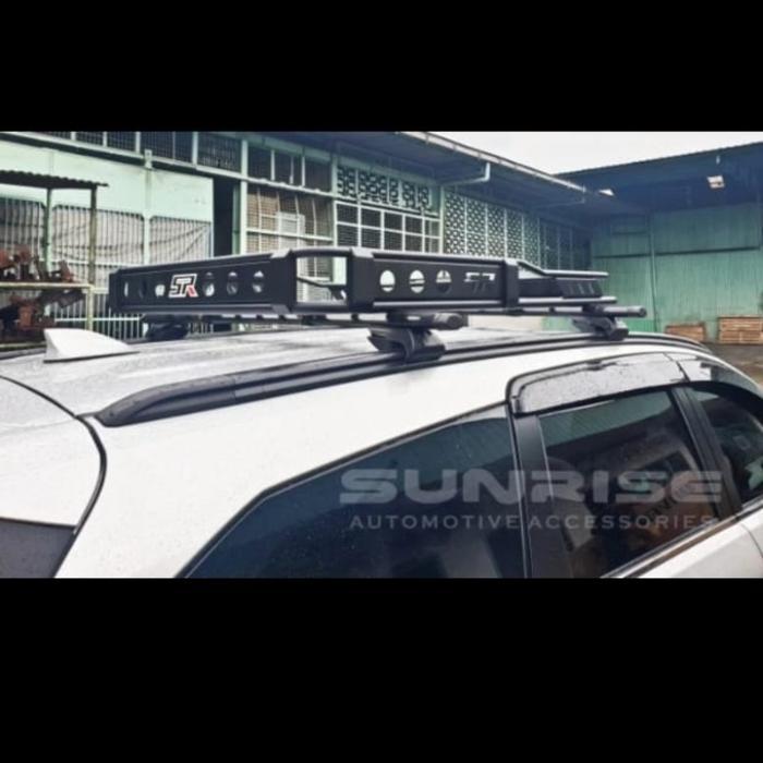 Roof Rack bagasi atas mobil all new Pajero sport merek adventure merek sunrise komplit Car