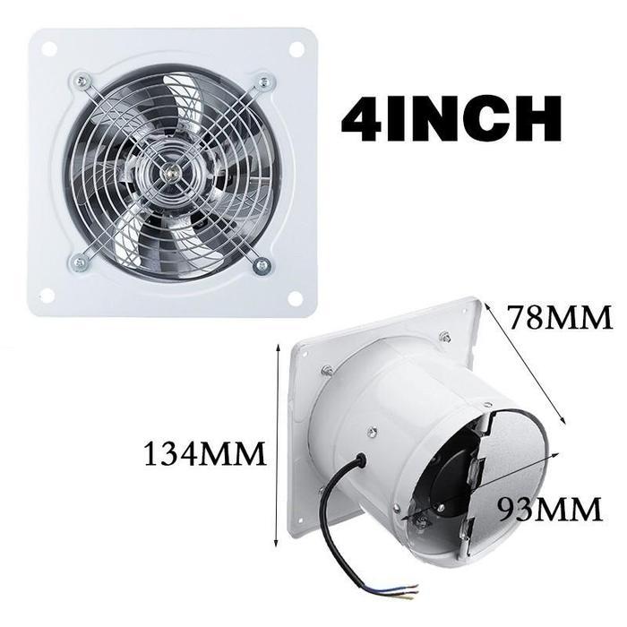 DISKON 4/6 INCH KIPAS EXHAUST VENTILASI DINDING EXHAUST FAN DINDING EXHAUST FAN DINDING 6 INCH KIPAS