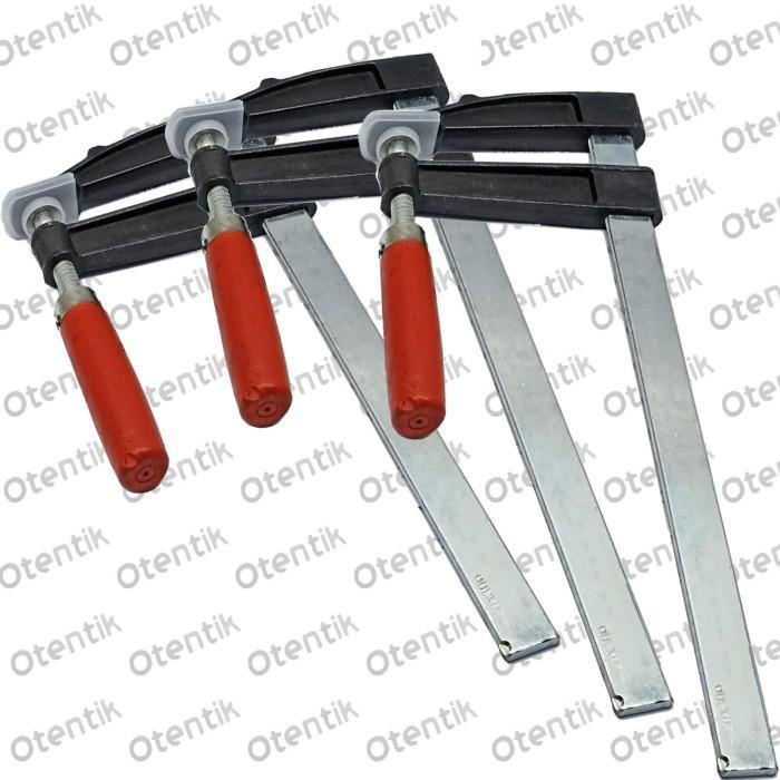 KLEM MODEL F PANJANG 50CM CLAMP ALAT JEPIT KAYU 120 X 500MM - 500 MM