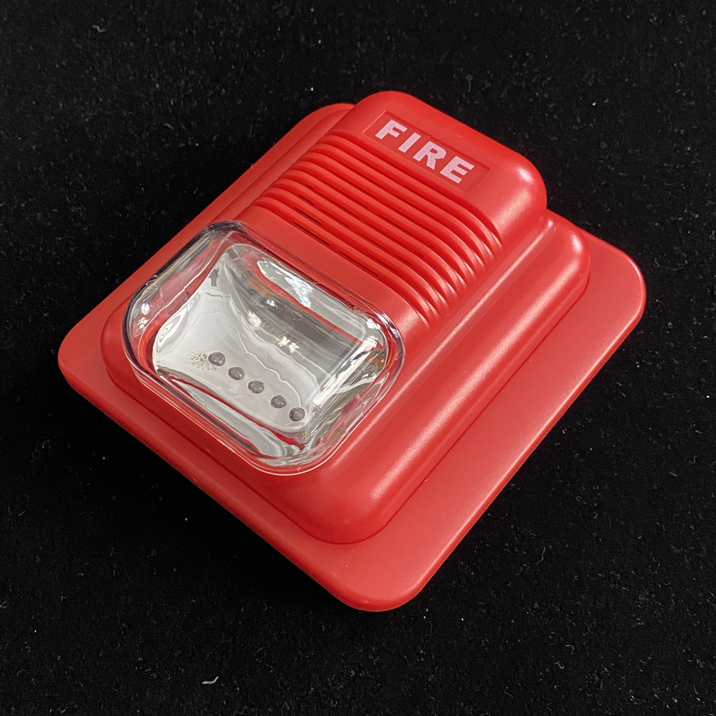24V Sound And Light Alarm Siren Flash Light Security Warning Horn LS-104
