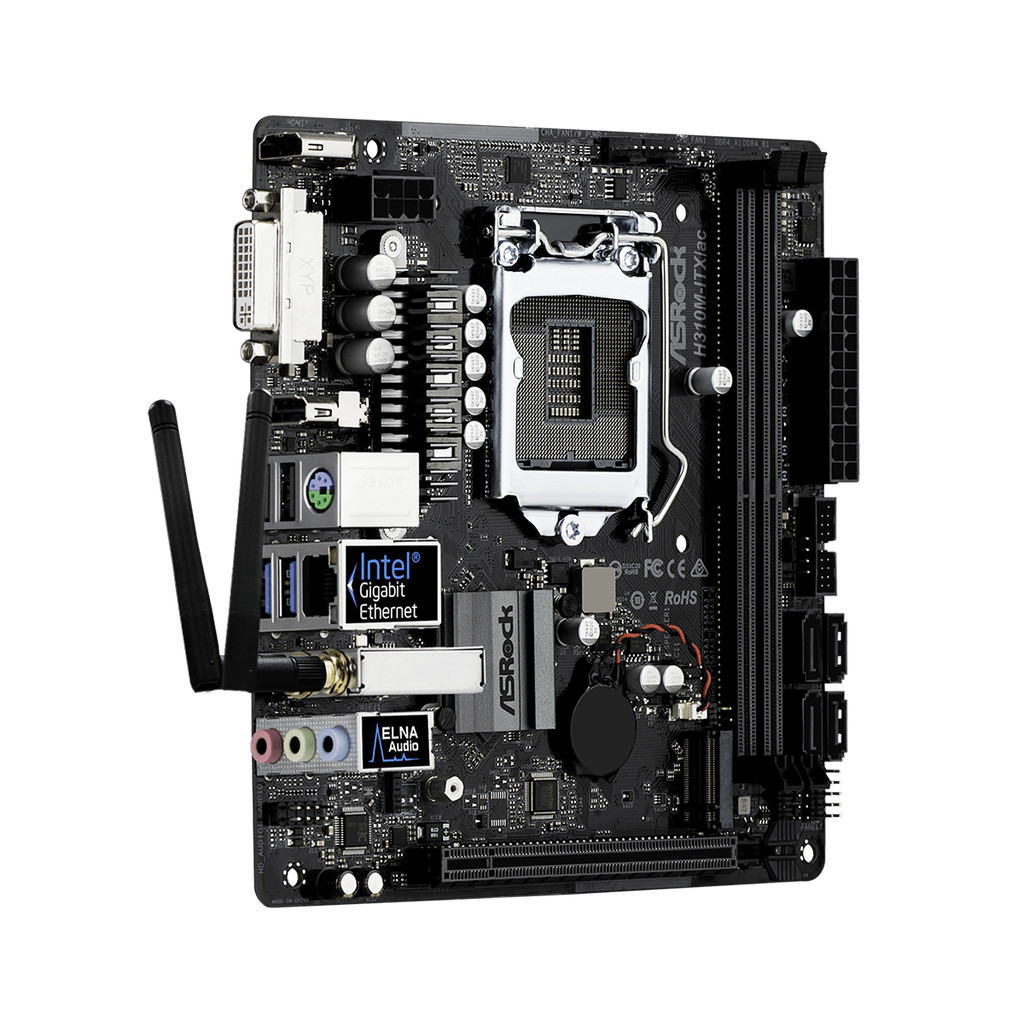 ASROCK H310M-ITX/ac MINI ITX Motherboards LGA 1151 DDR4 32G SATA III PCI-E 3.0 M.2 support 8th gen