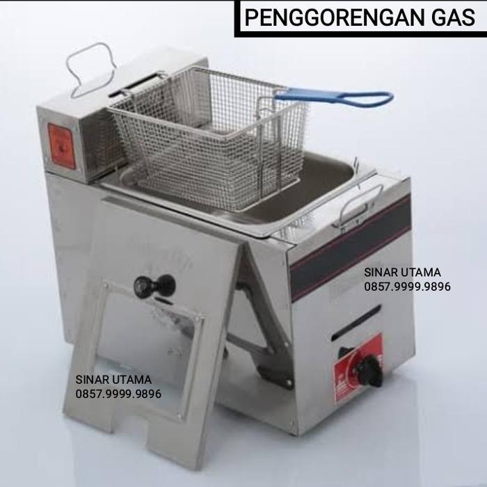 PROMO MESIN PENGGORENGAN GAS GORENG REBUS MASAK AYAM DONAT ALAT DEEP FRYER