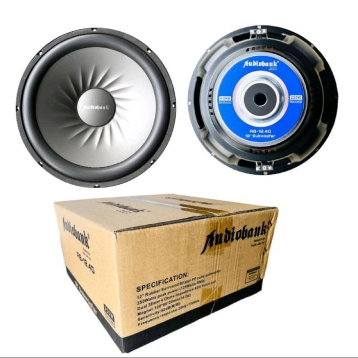 Subwoofer 12Inch Audiobank New, Doublecoil