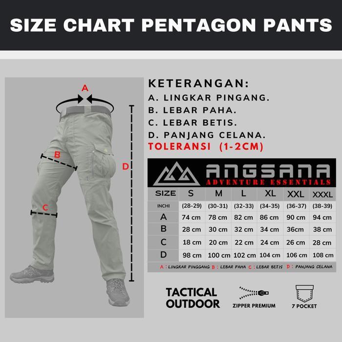 Reaadyyy Paket Setelan Kemeja & Celana Angsana Elastis Quickdry Tactical Performa Panjang Pria