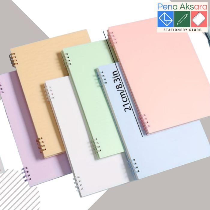 Multicolor Loose Leaf Binder Loose Leaf HVS Warna Kertas File A5 B5 A4 Refill Paper Loose Leaf