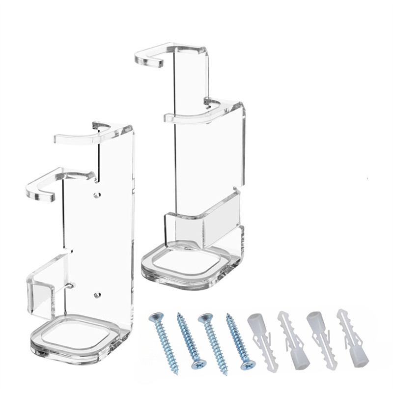ABEZ 2PCS Lightsaber Stand Wall Mount Lightsaber Display Stand Acrylic Lightsaber Holder For