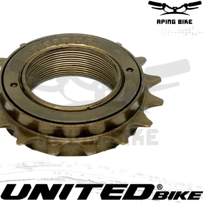 Freewheel United 16T Fw-161 Gear Belakang Gir Sepeda Bmx Mini Mtb Seli #Gratisongkir