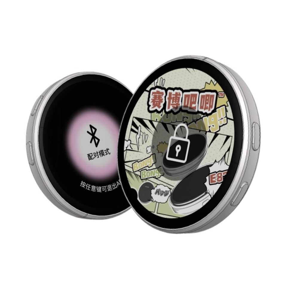 Anime E-Badge Display Pin Dynamic Electronic Badge Anime Merchandise Digital Display Badge Dynamic
