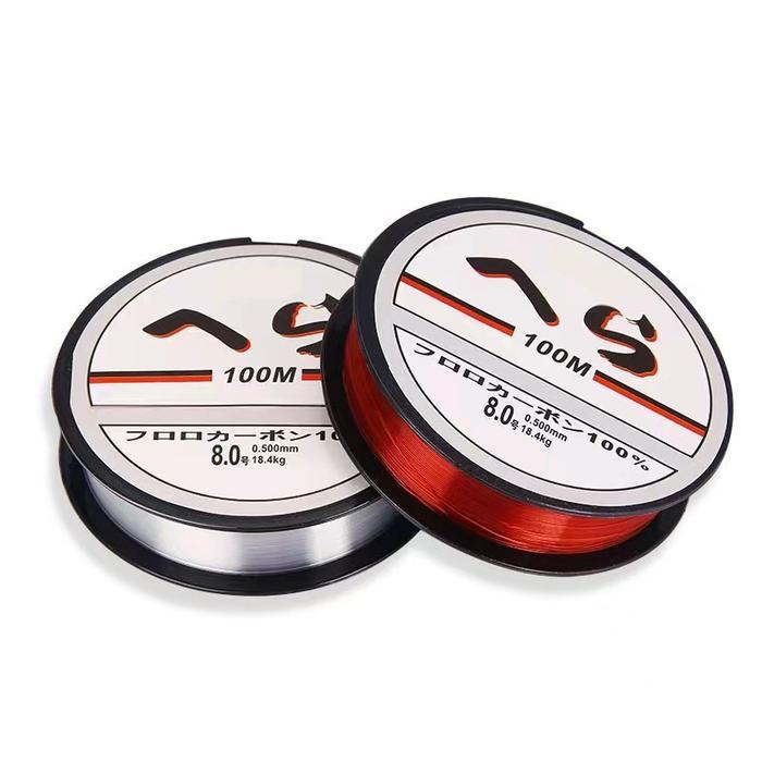 Readyyy Senar Pancing Ikan Nilon Kuat Anti Putus 100M Roll Pancing Pemula