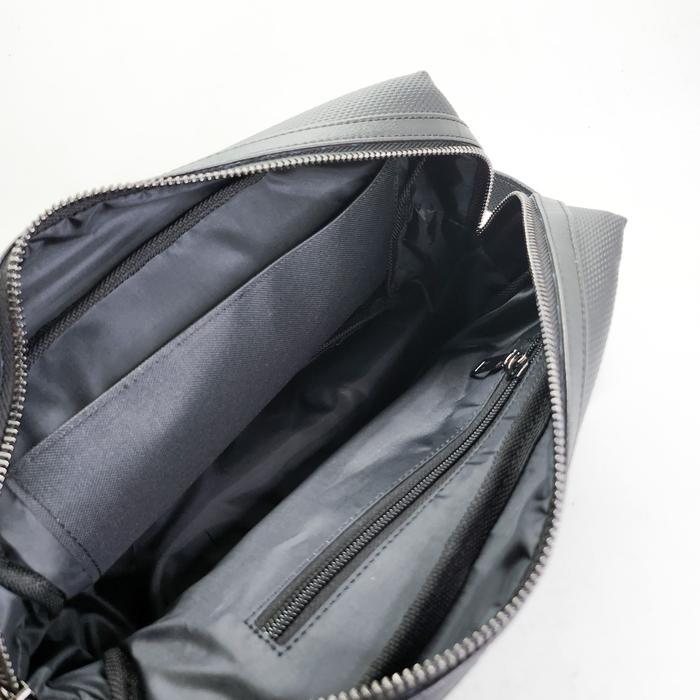 Exist Tas Clutch Pria Hush Puppies 218 Black Premium Anti Air / Tas Organizer Kasual Tbk