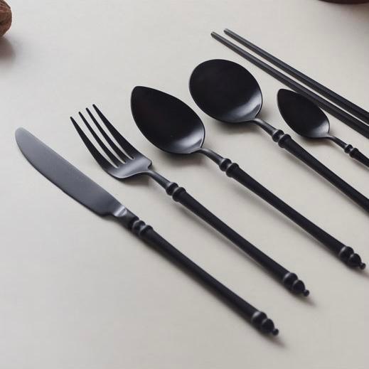 MURAH Jamie Cutlery Set Set of 3 Gold Stainless Cutlery