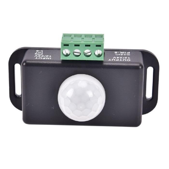 Sensor PIR Motion Detector 12V 24V Saklar Otomatis Sensor Gerak *