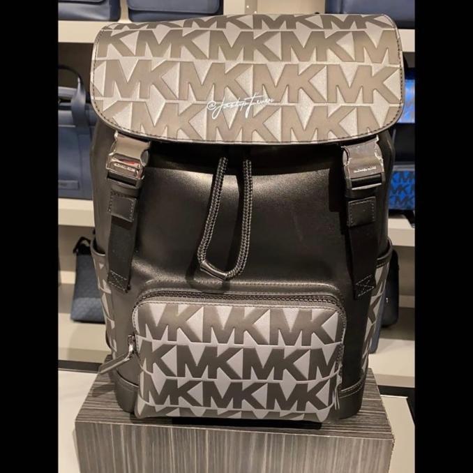 Original New Arrival Michael Kors Men Signature Backpack Original Product