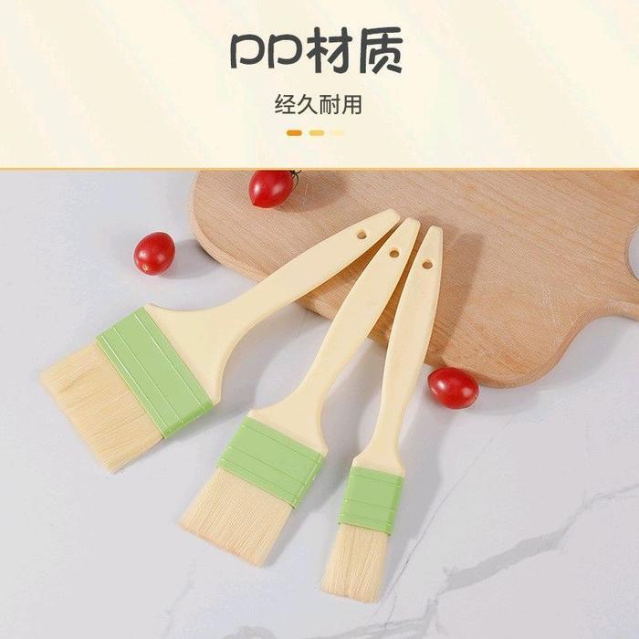 kuas kue bulu halus / kuas bulu nylon kuas pastry / kuas barbeque tahan panas / kuas mentega