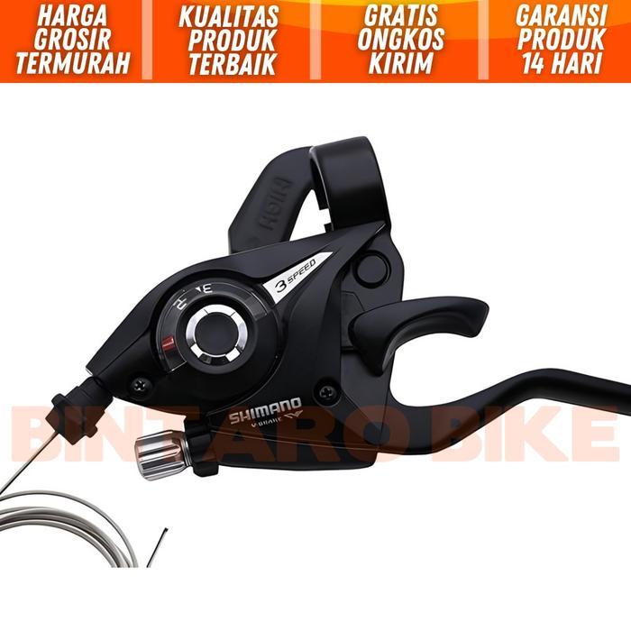Shifter Brake Set Sepeda 3 X 7 Speed St-Ef51 Operan Gigi Mtb Dll