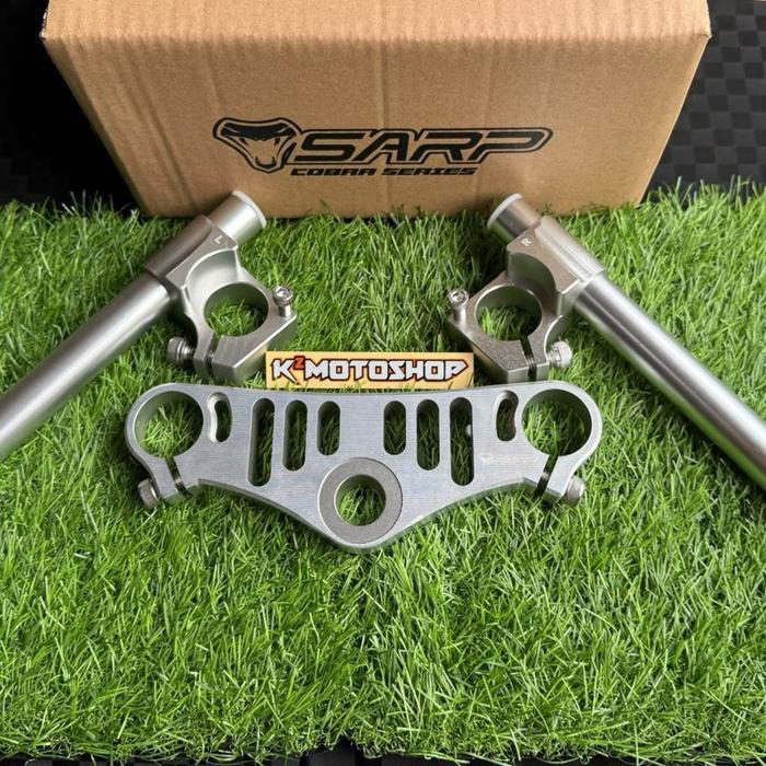 SARP Triple Clamp Segitiga Atas Suzuki GSX R 150 Handle Bar Upper Original SARP SGP SGA Baut