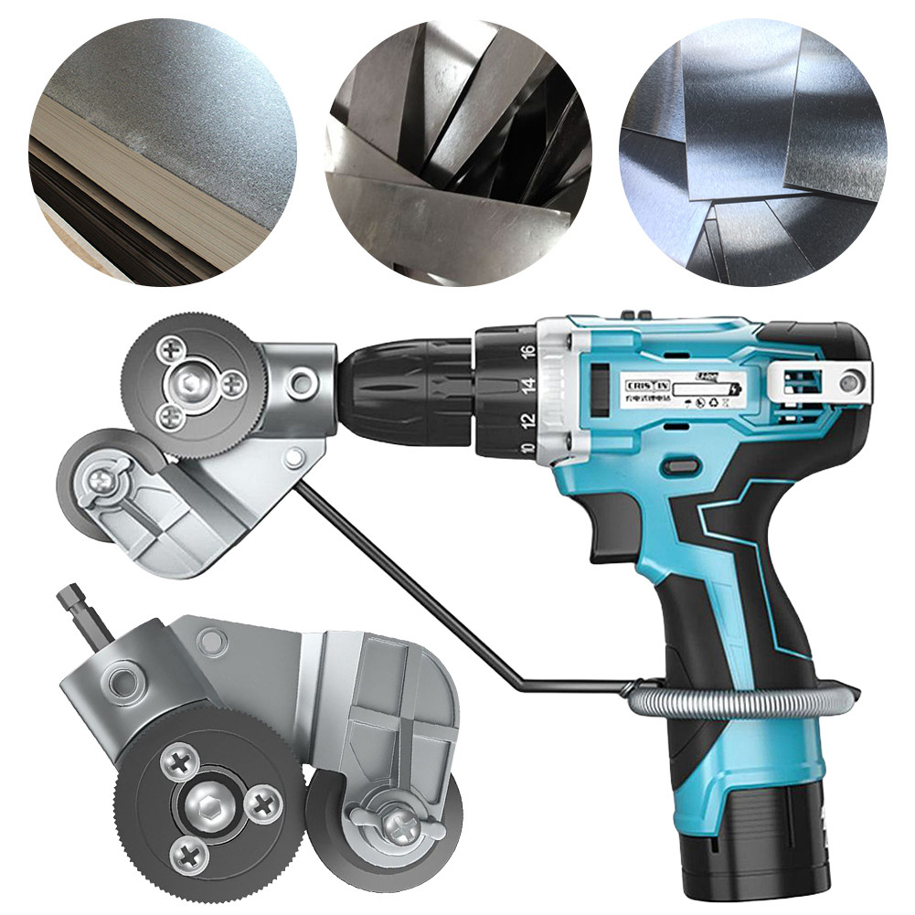 Metal Plate Cutter Iron Scissors Electric Drill To Shears Cutter Nibbler Metal Sheet Cutting Machine
