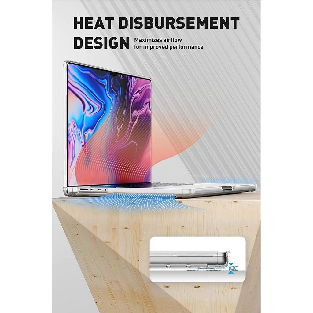 Case Macbook Pro 16 Inch 2021 M1 Pro M1 Max SUPCASE UB CLEAR