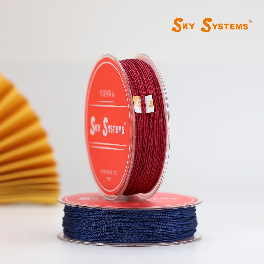 SKY CNCN 0.5~1.5mm 39#~50# Colors Jewelry Cord Nylon Cord Jewelry Accessories Bracelet and Necklace