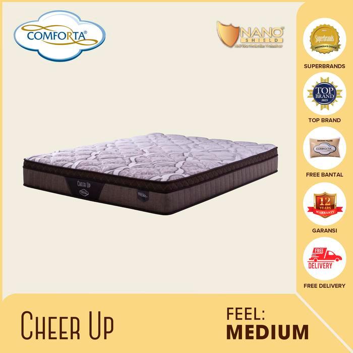 PROMOO COMFORTA Kasur Springbed Cheer Up (Mattress Only) Murah