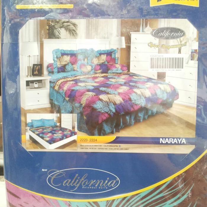 Sprei California ukuran 180 X 200 Sprei Katun California