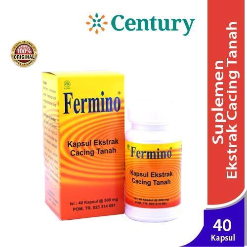 Terbaru Fermino Ekstrak Cacing Tanah Isi 40 / Obat Tipes